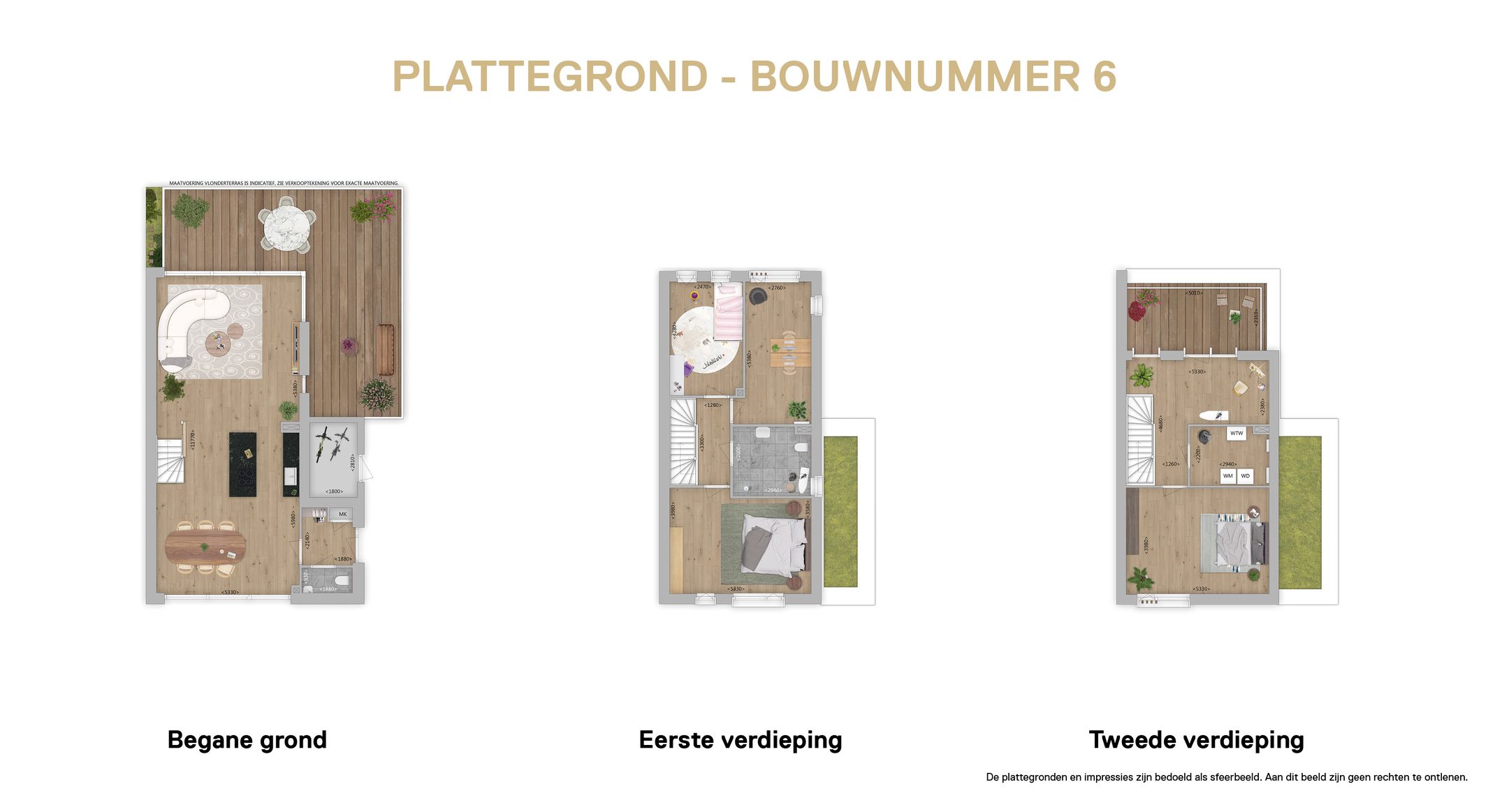 Foto 3 van Twee-onder-één-kap (Bouwnr. 6)