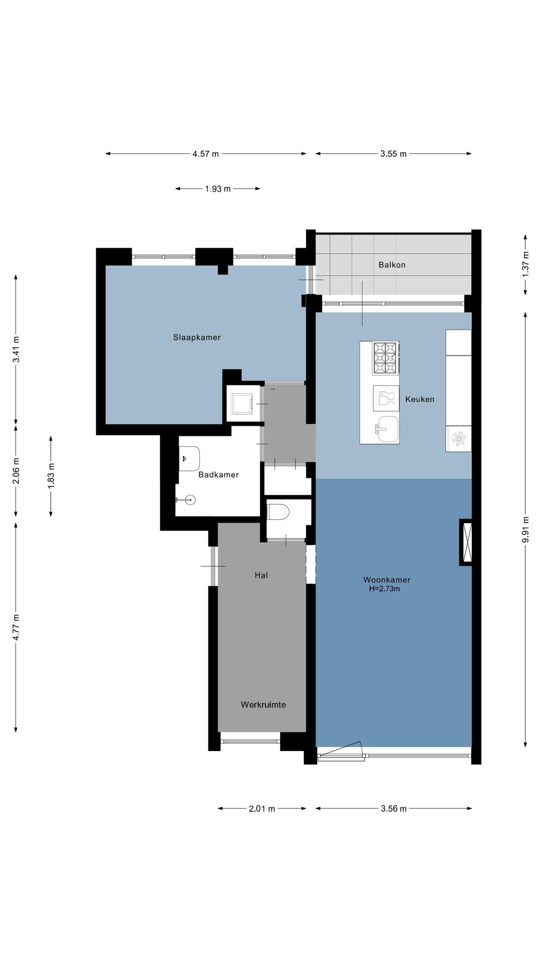 Foto 38 van Hoogstraat 32-D