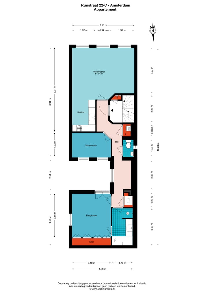 Foto 18 van Runstraat 22-C
