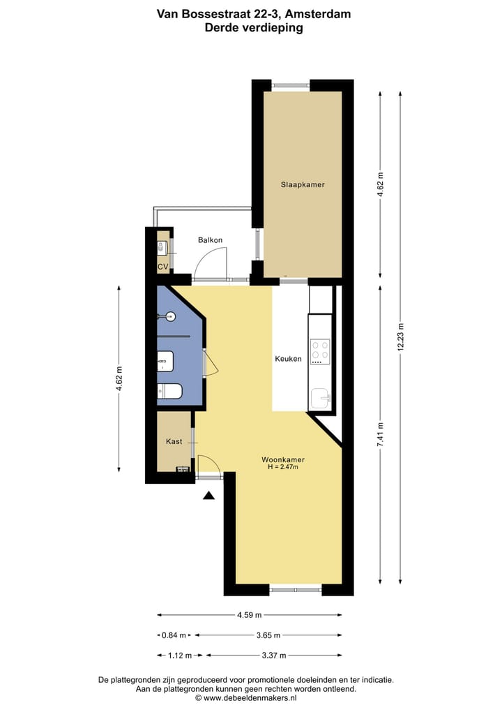 Foto 19 van Van Bossestraat 22-3