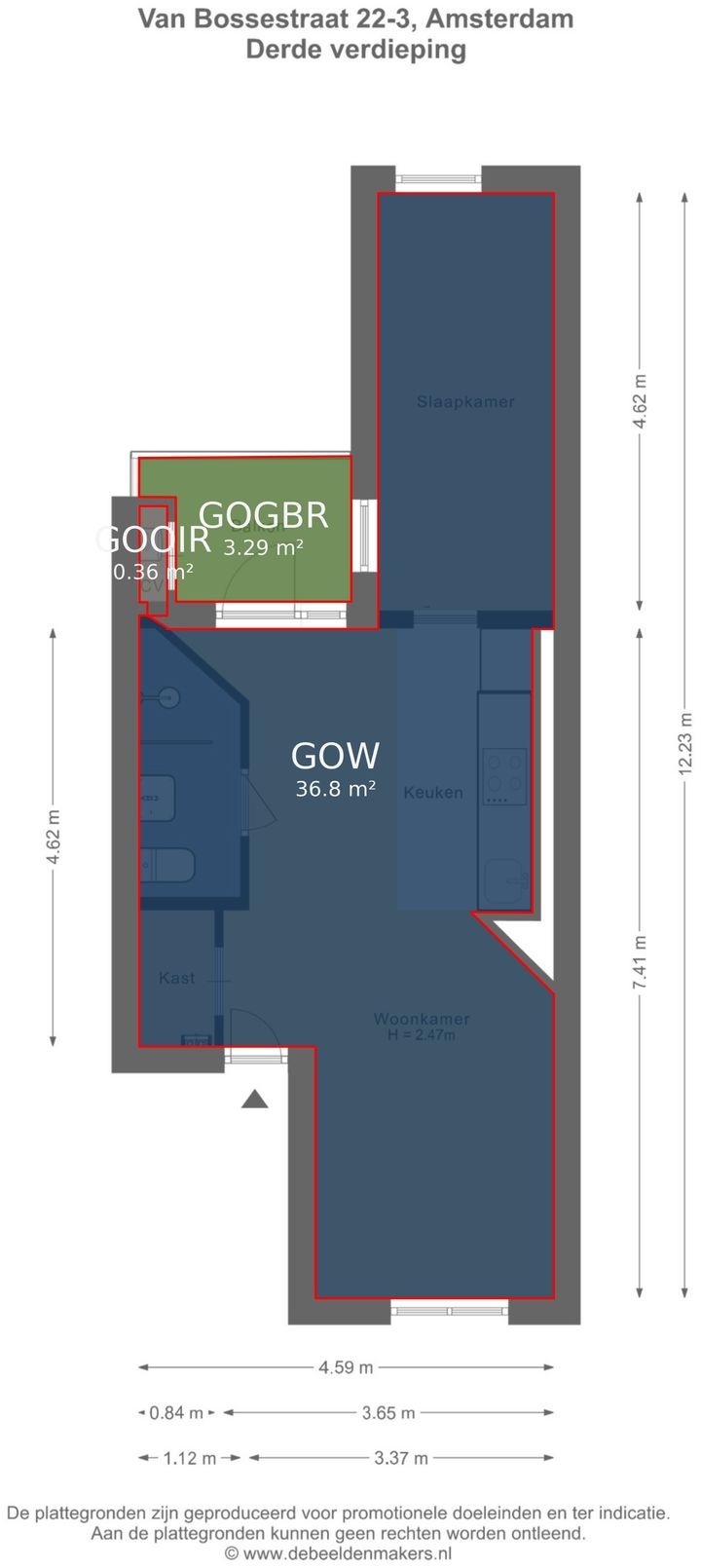 Foto 21 van Van Bossestraat 22-3