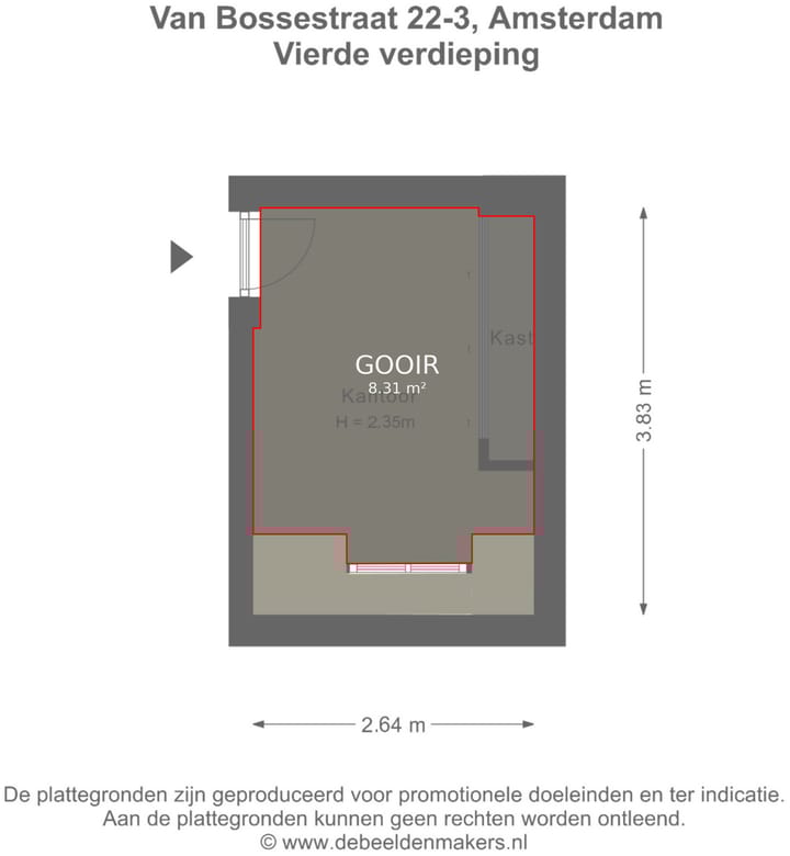 Foto 22 van Van Bossestraat 22-3