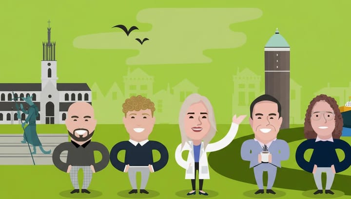 A promotional picture for the office