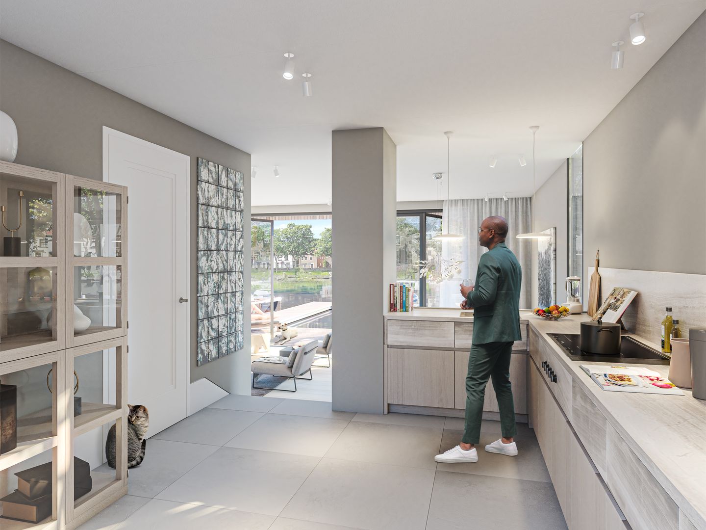 Foto 45 van De Werf bij de Sluis in Muiden