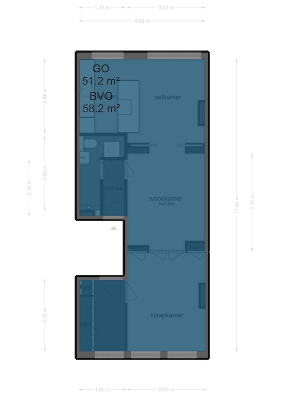 Photo 16 of Rustenburgerdwarsstraat 12-1