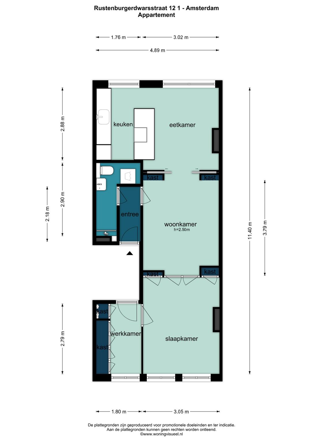 Photo 17 of Rustenburgerdwarsstraat 12-1