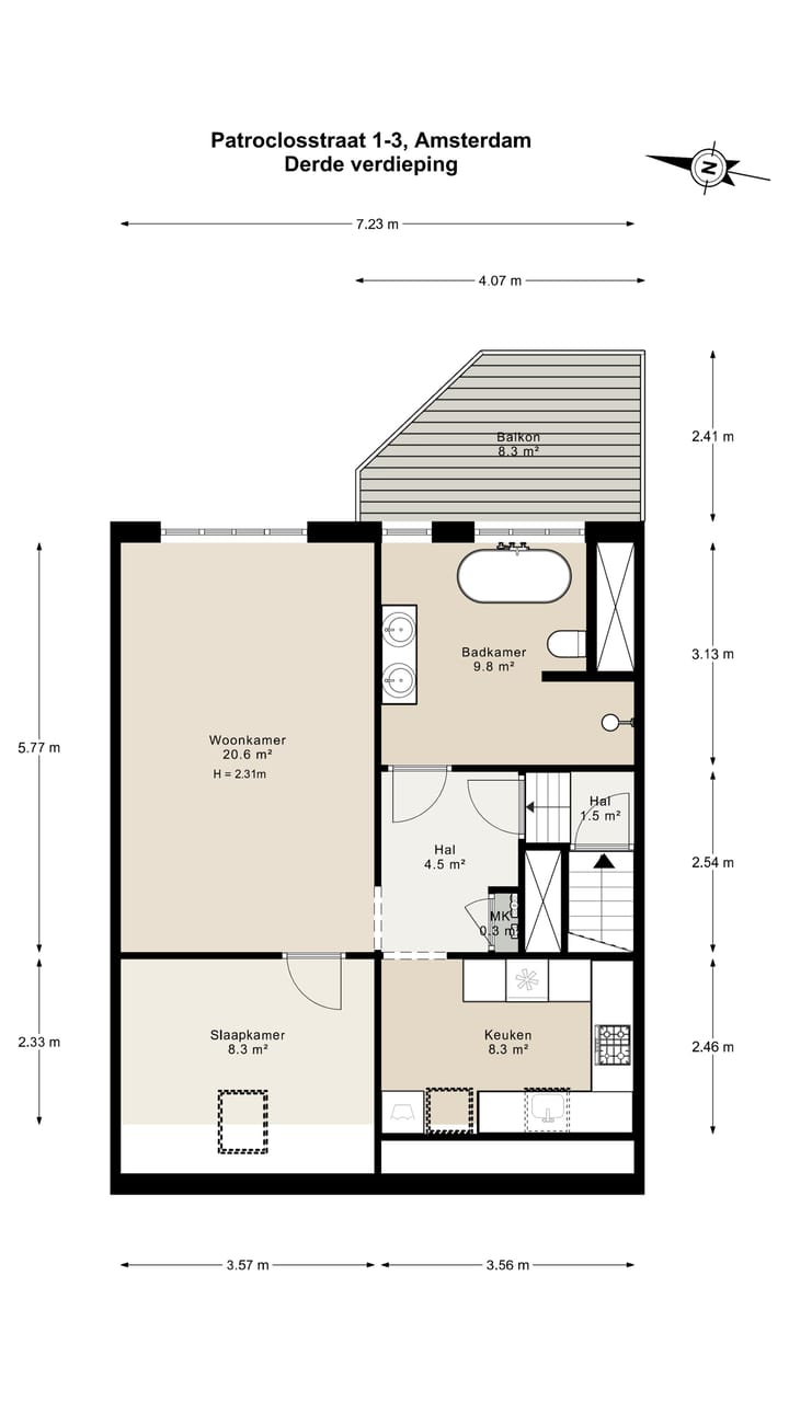 Foto 22 van Patroclosstraat 1-3