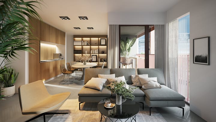 Foto van Type J2 - 4 kamer appartement Galerijflat