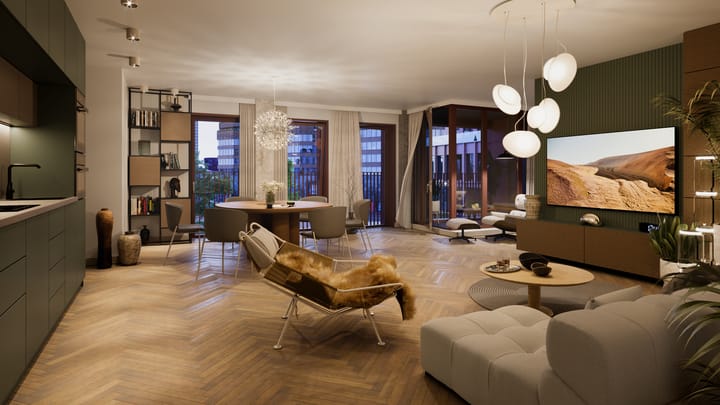 Foto 7 van Type D1 - 2 kamer appartement (Bouwnr. P03)