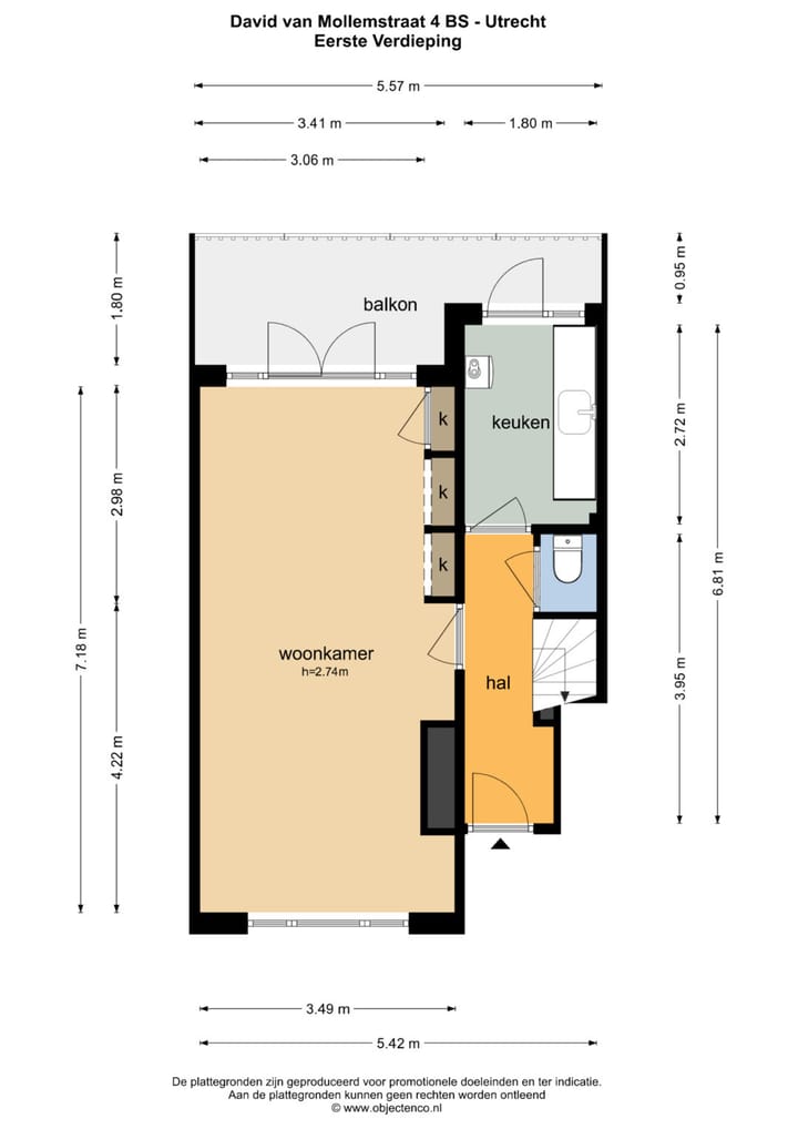 Foto 44 van David van Mollemstraat 4-BS