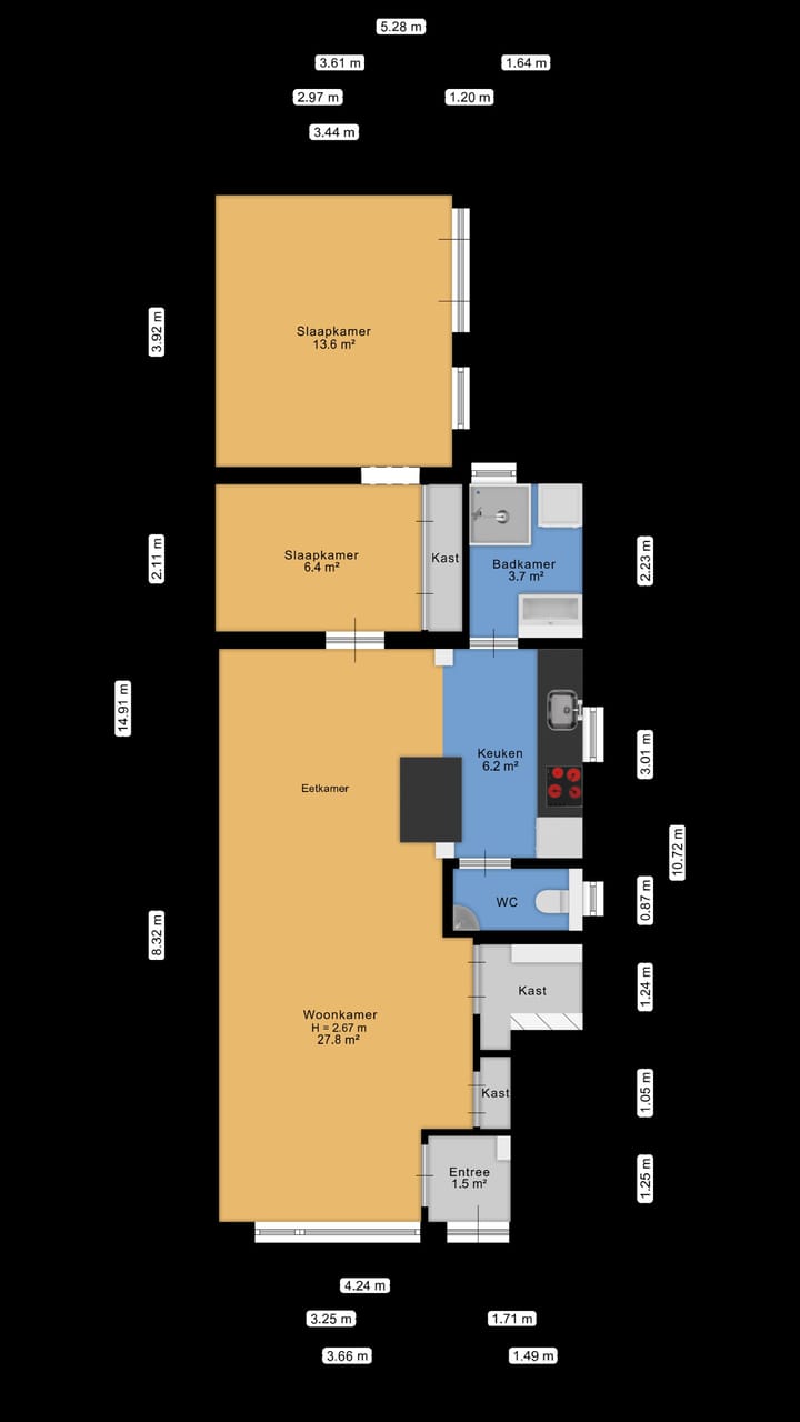 Foto 37 van Leliestraat 11-ZW