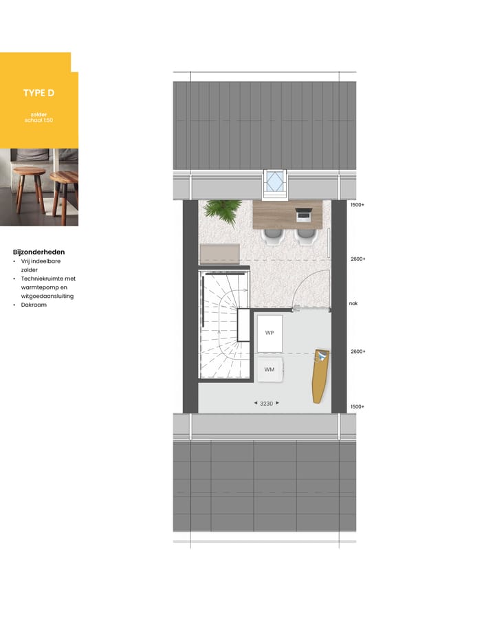 Photo 5 of Tussenwoning type D (Bouwnr. 225)