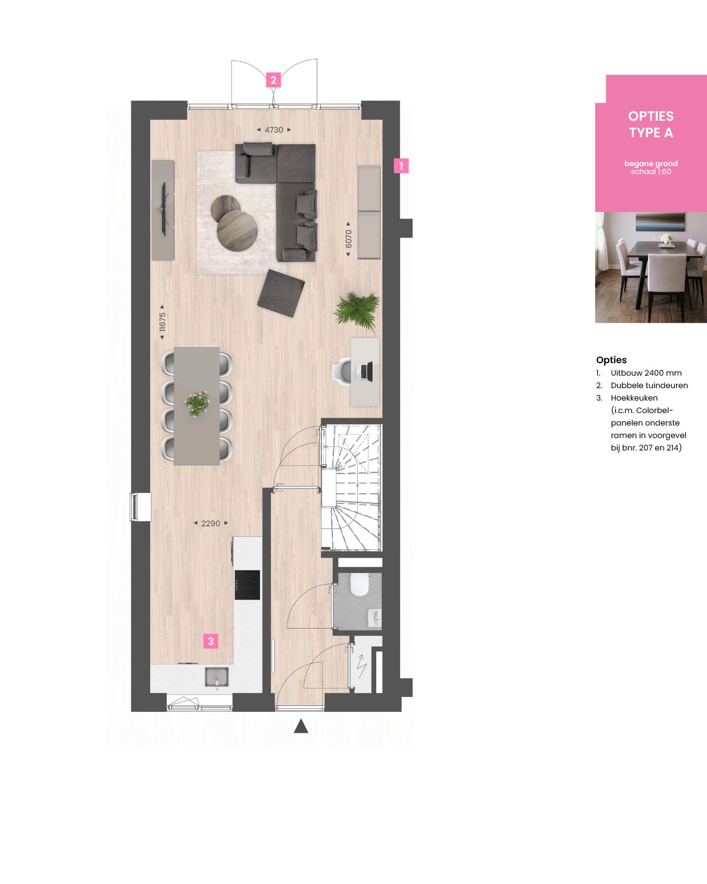 Foto 3 van Eindwoning type A (Bouwnr. 207)