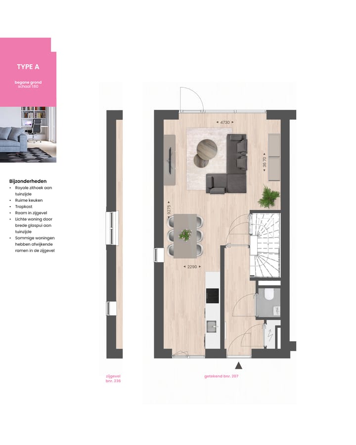 Foto 2 van Eindwoning type A (Bouwnr. 214)