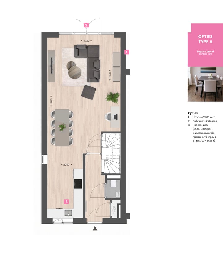 Foto 3 van Eindwoning type A (Bouwnr. 243)