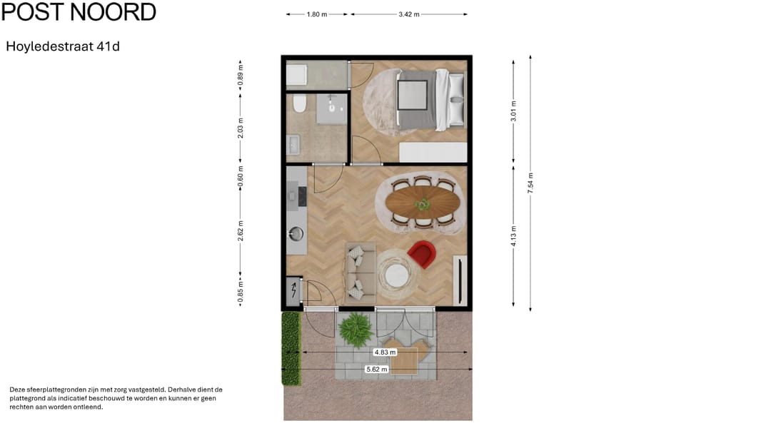 Foto 2 van Hoyledestraat 41d (Bouwnr. 41d)