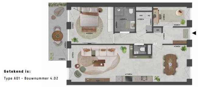 Photo 3 of A01 (Bouwnr. 4.12)