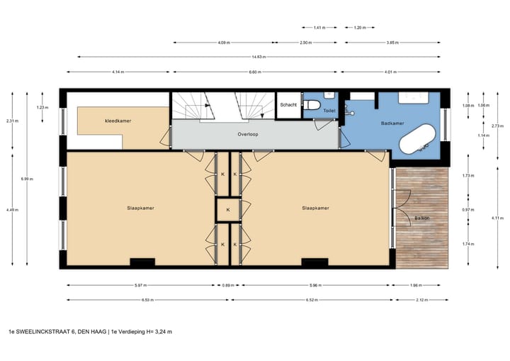 Foto 47 van 1e Sweelinckstraat 6