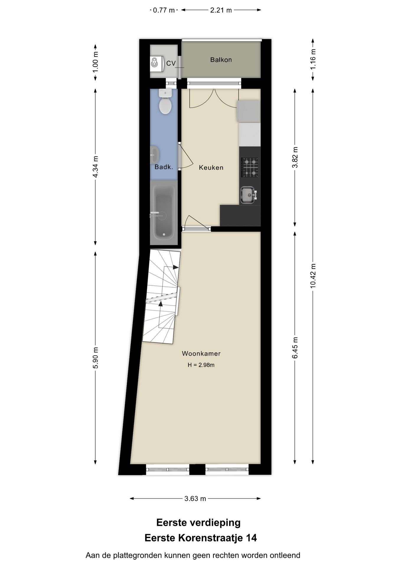 Foto 29 van Eerste Korenstraatje 14