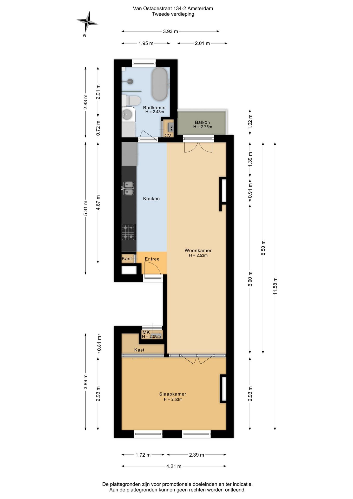 Foto 35 van Van Ostadestraat 134-2