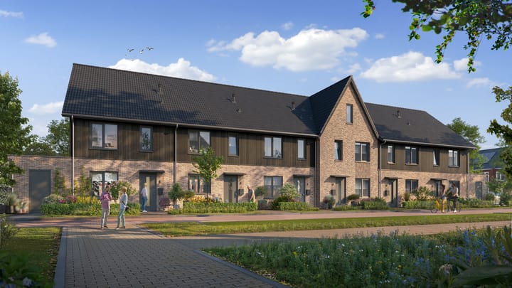 Foto van Forsythia tussenwoning Tussenwoning