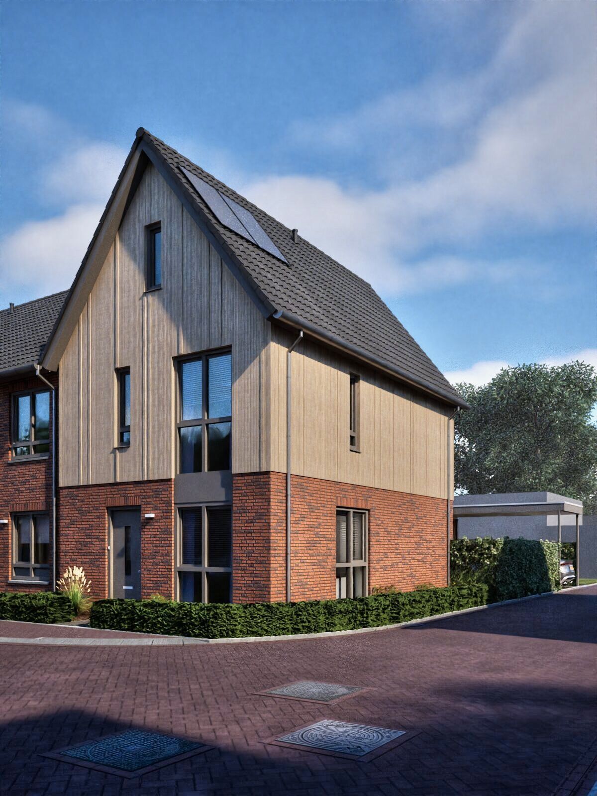 Buying a house in The Netherlands., Hoekwoning (Bouwnr. 1)