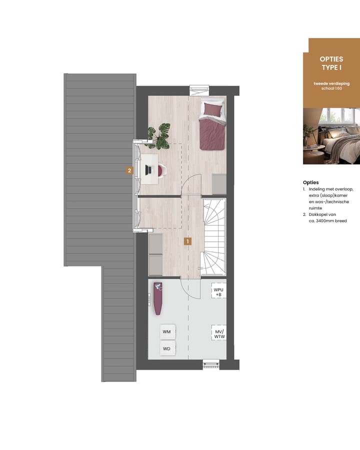 Foto 7 van Tweekapper type I (Bouwnr. 13)