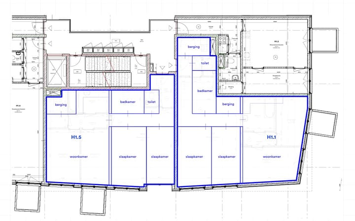 Foto 5 van Type B Hof Appartement (Bouwnr. H1.1)