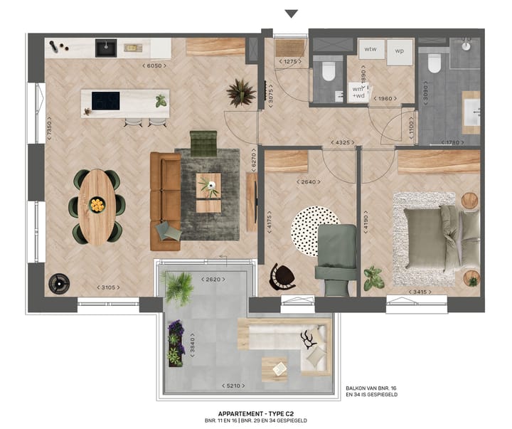 Photo 4 of Gorzenpark appartement C2 (Bouwnummer 29)