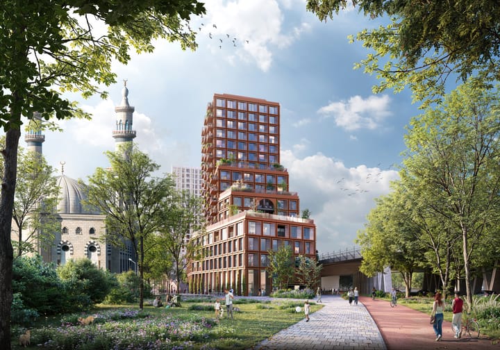 Foto van Driekamer buurtappartement Portiekflat