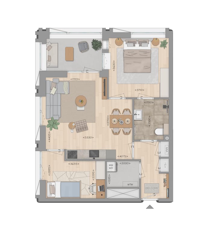 Photo 4 of Buurtappartement (Bouwnr. 112)