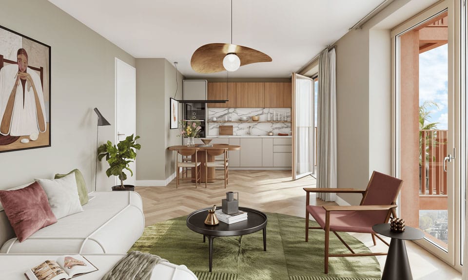 Foto 4 van Buurtappartement (Bouwnr. 117)