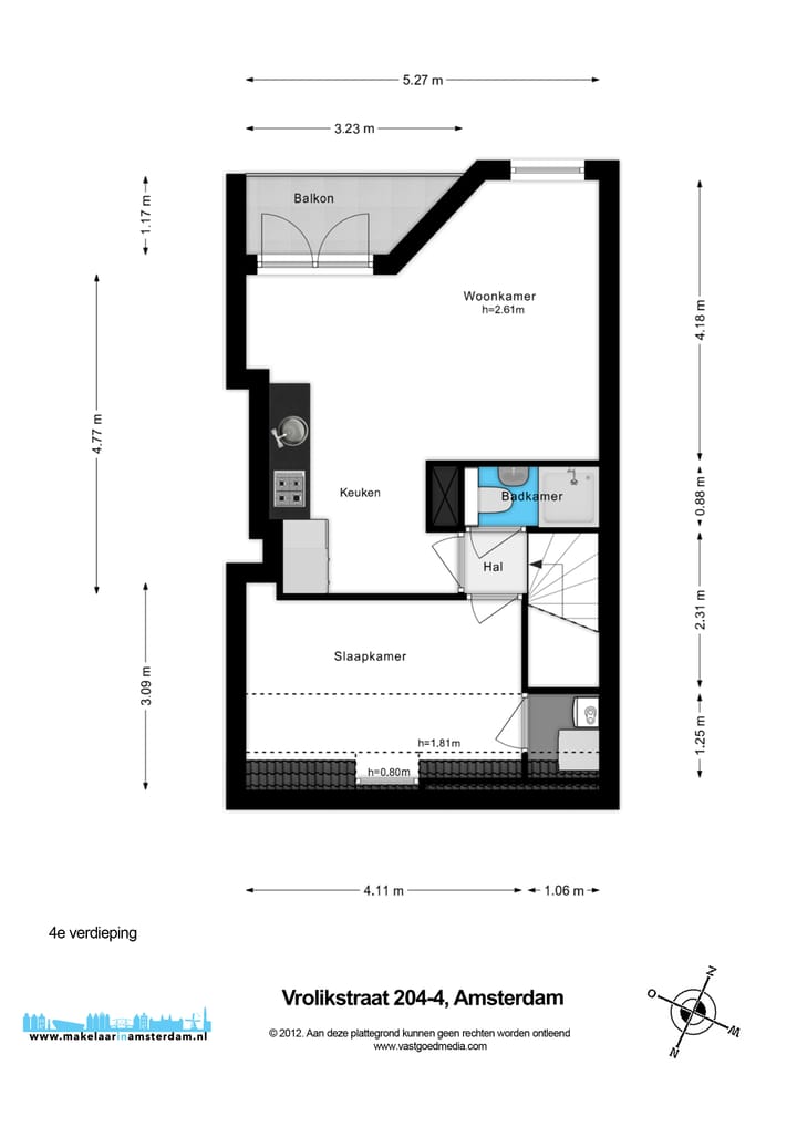 Foto 27 van Vrolikstraat 204-4