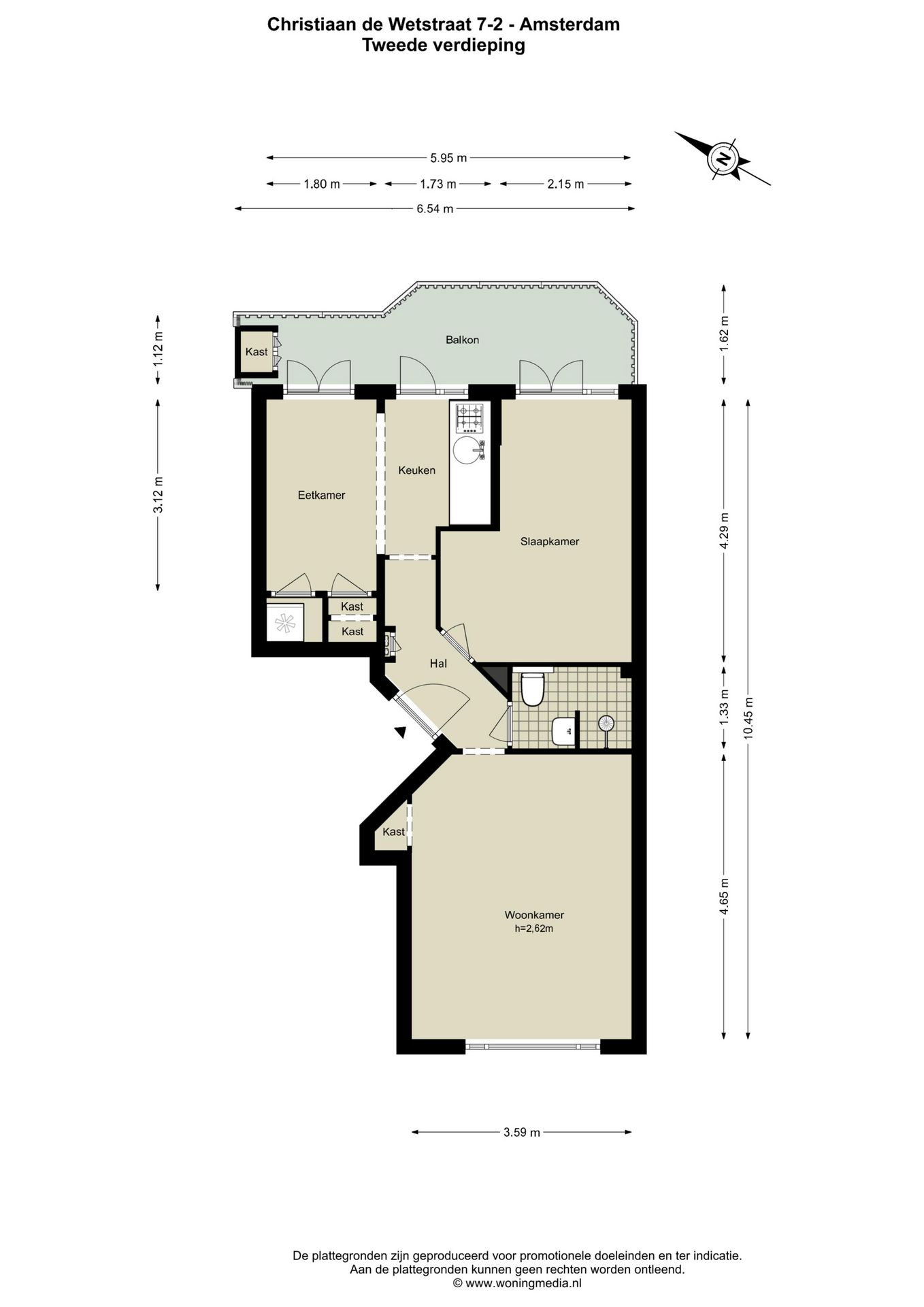 Foto 39 van Christiaan de Wetstraat 7-2