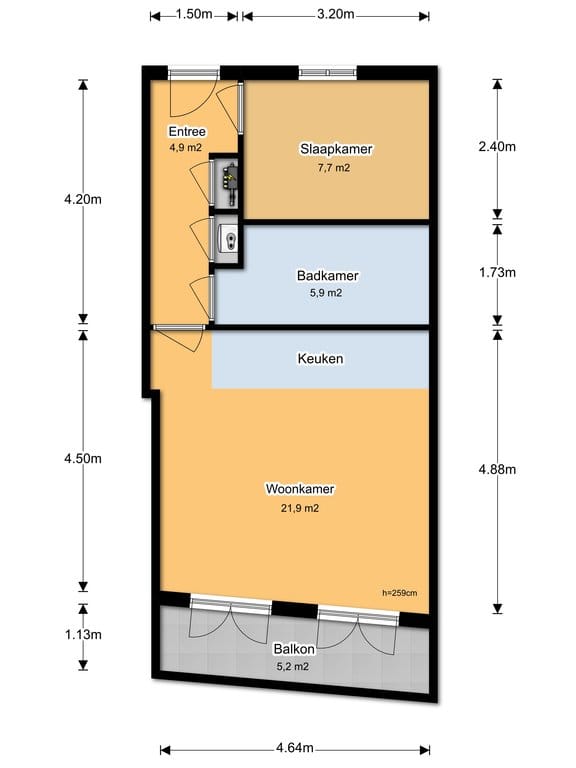 Foto 19 van Zoutkeetstraatje 12-32