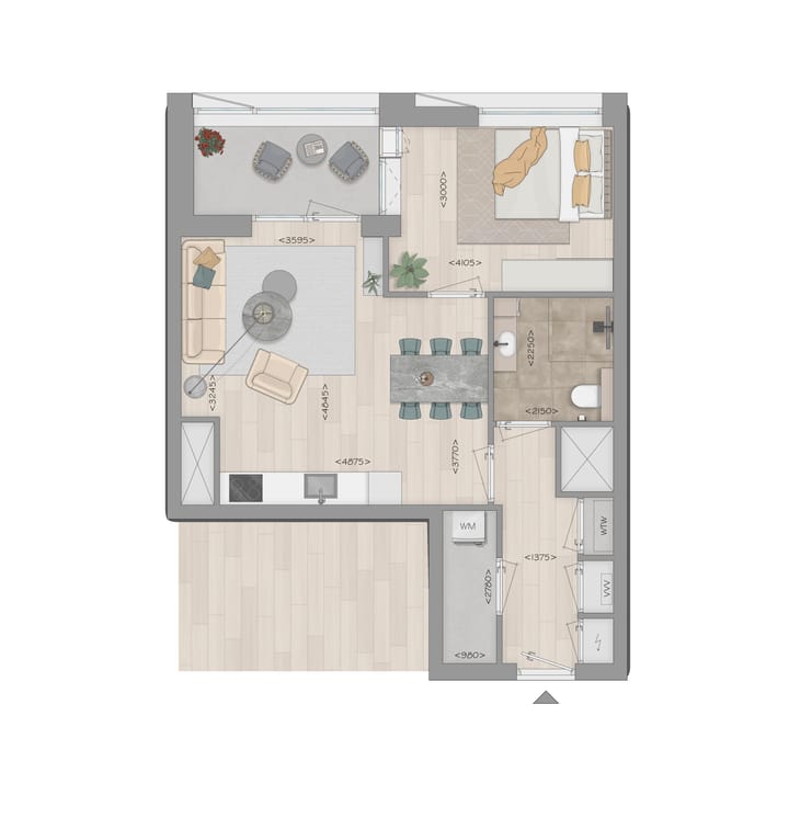 Photo 3 of Buurtappartement (Bouwnr. 131)