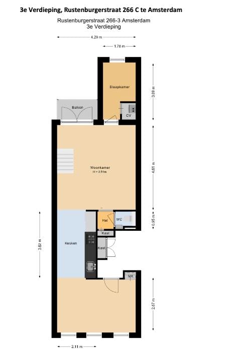 Foto 32 van Rustenburgerstraat 266-3