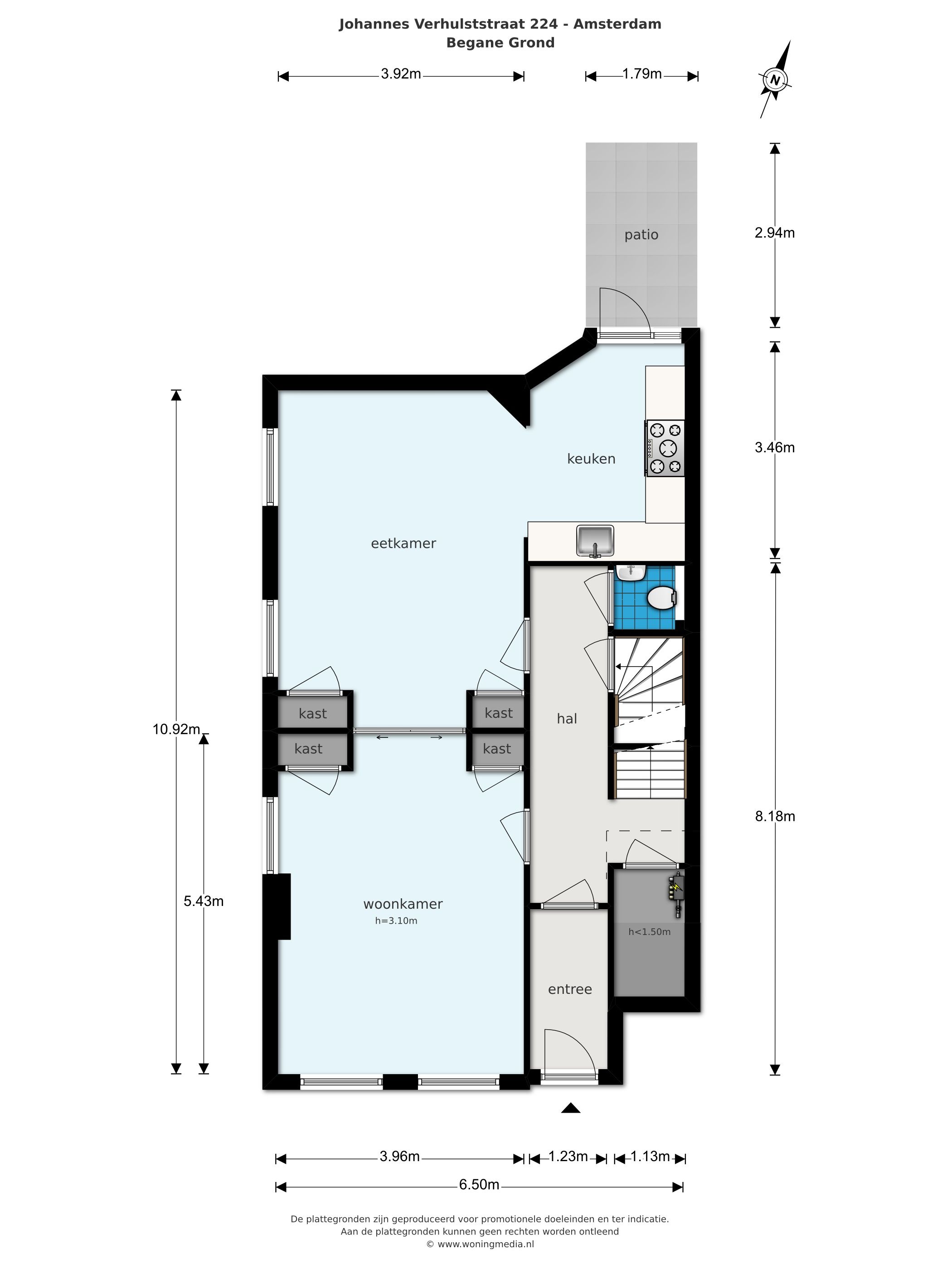 Foto 51 van Johannes Verhulststraat 224-H