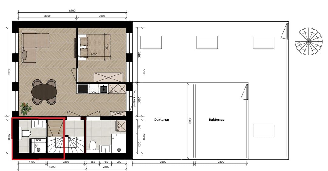 Foto 13 van Schoutenstraatje 27-D