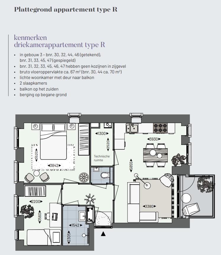 Foto 32 van De Tureluur - 41 appartementen Hanzekwartier