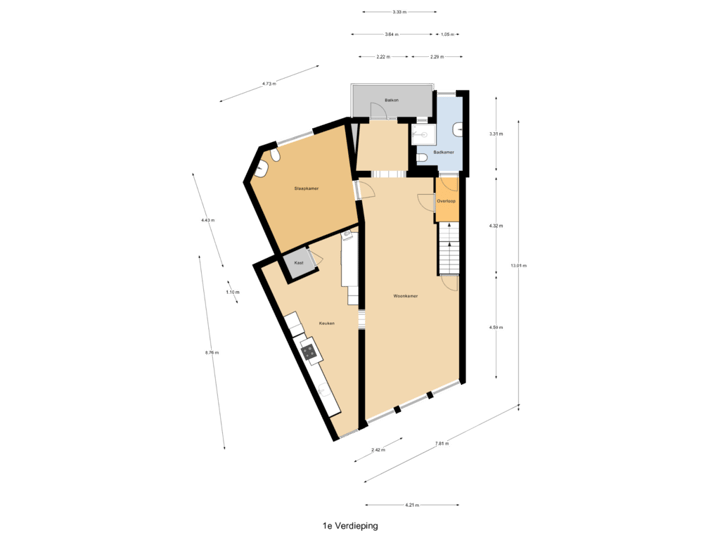 1e Verdieping