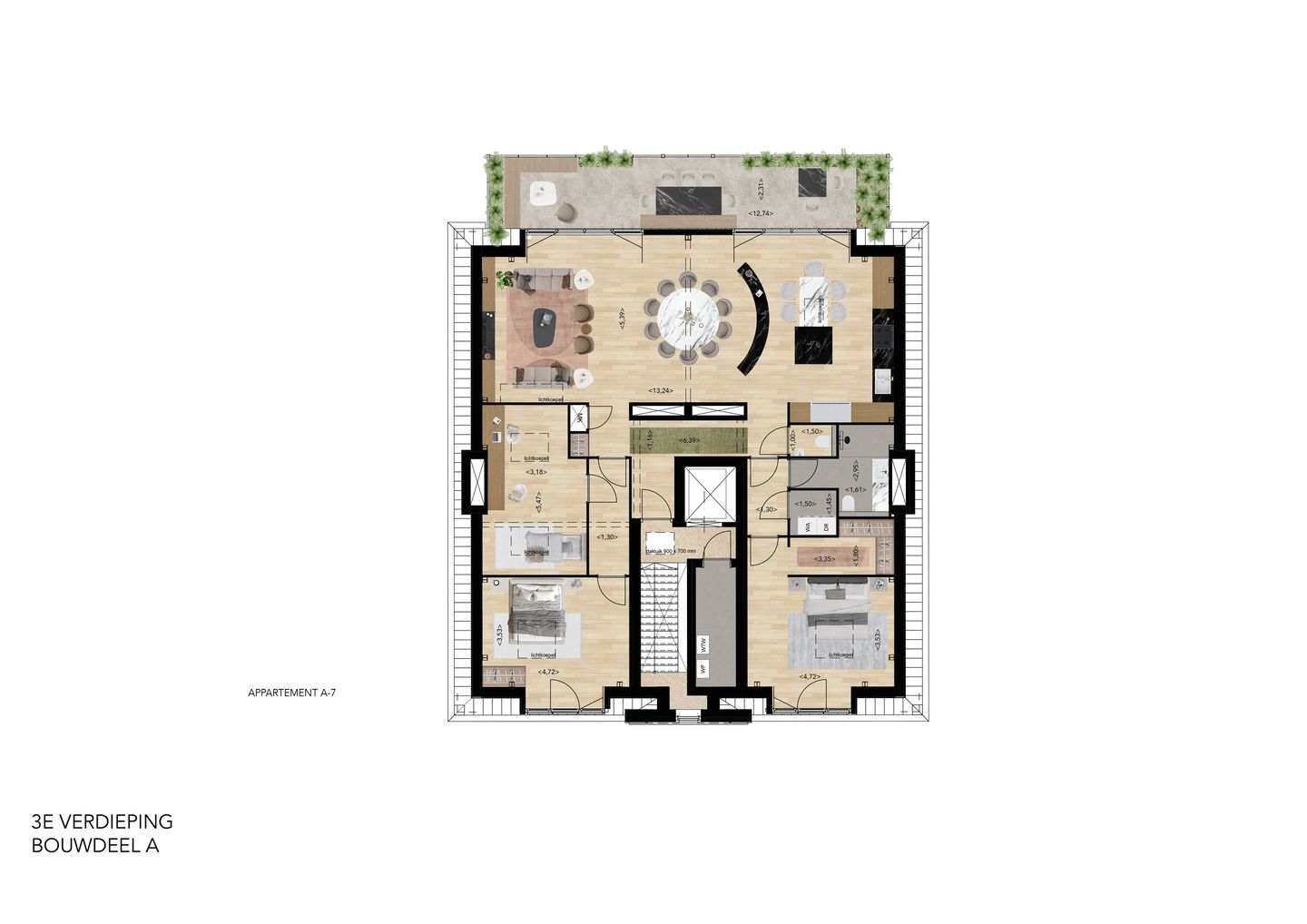 Foto 5 van Grote Kerkstraat (Bouwnr. Penthouse)