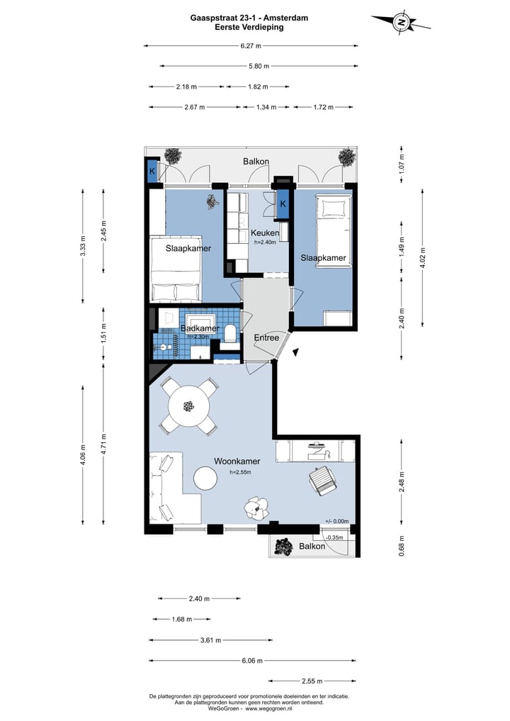 Foto 42 van Gaaspstraat 23-1