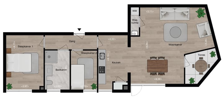 Foto 3 van Meeuwenweg 15-E