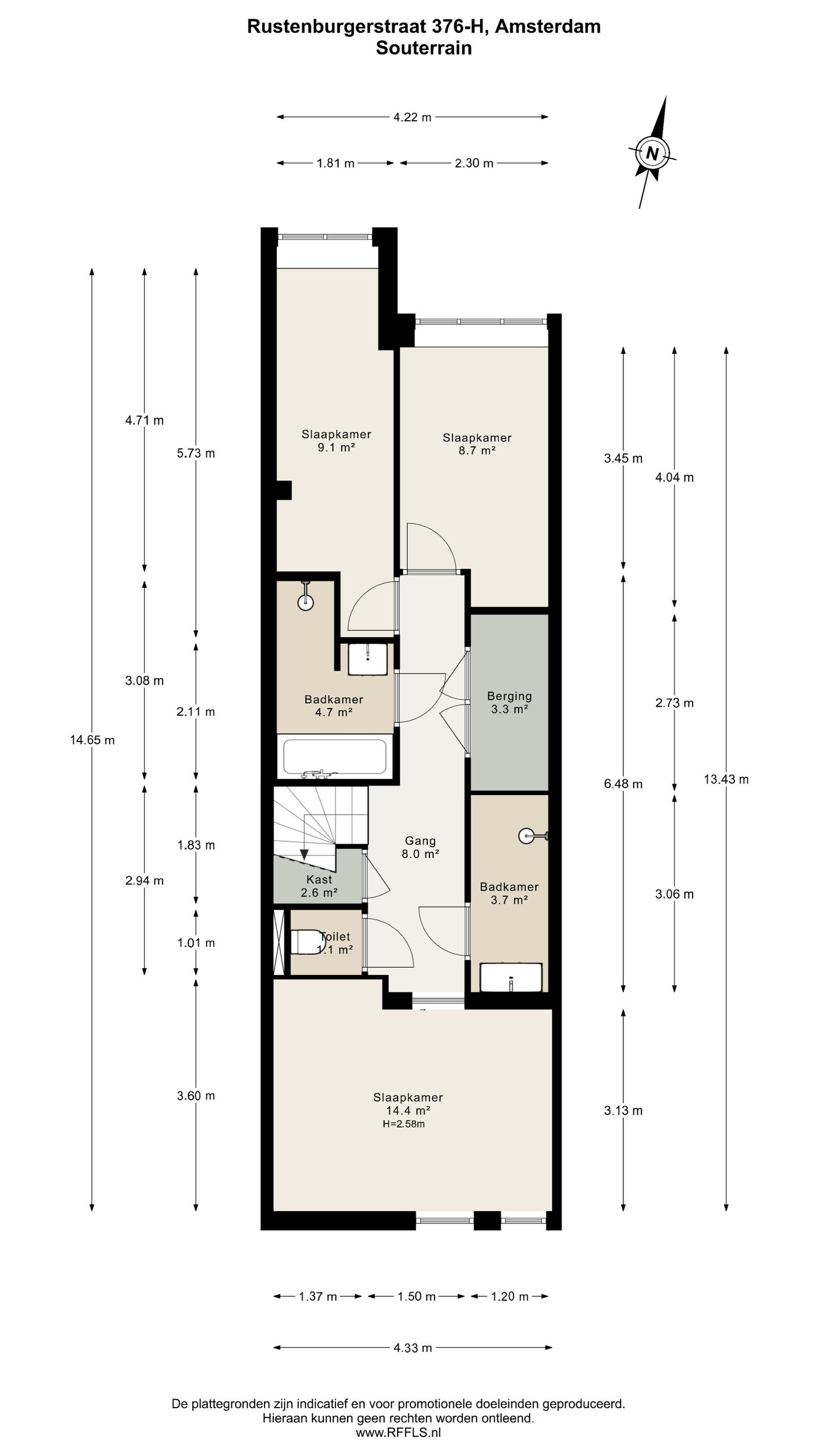 Foto 34 van Rustenburgerstraat 376-H