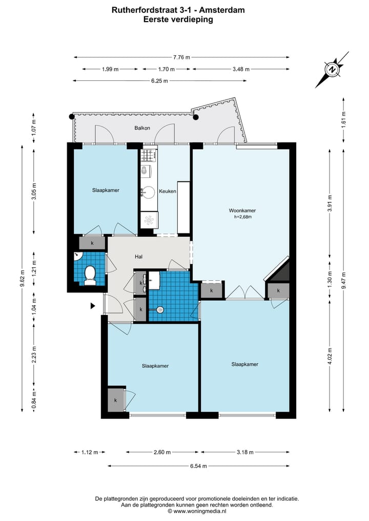 Foto 25 van Rutherfordstraat 3-1