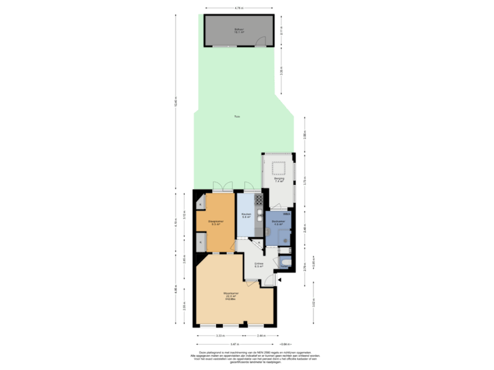 Begane grond perceel