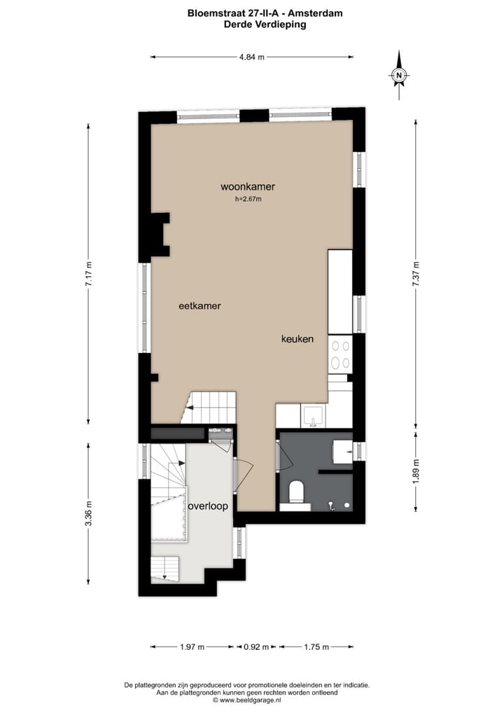 Foto 30 van Bloemstraat 27-2A