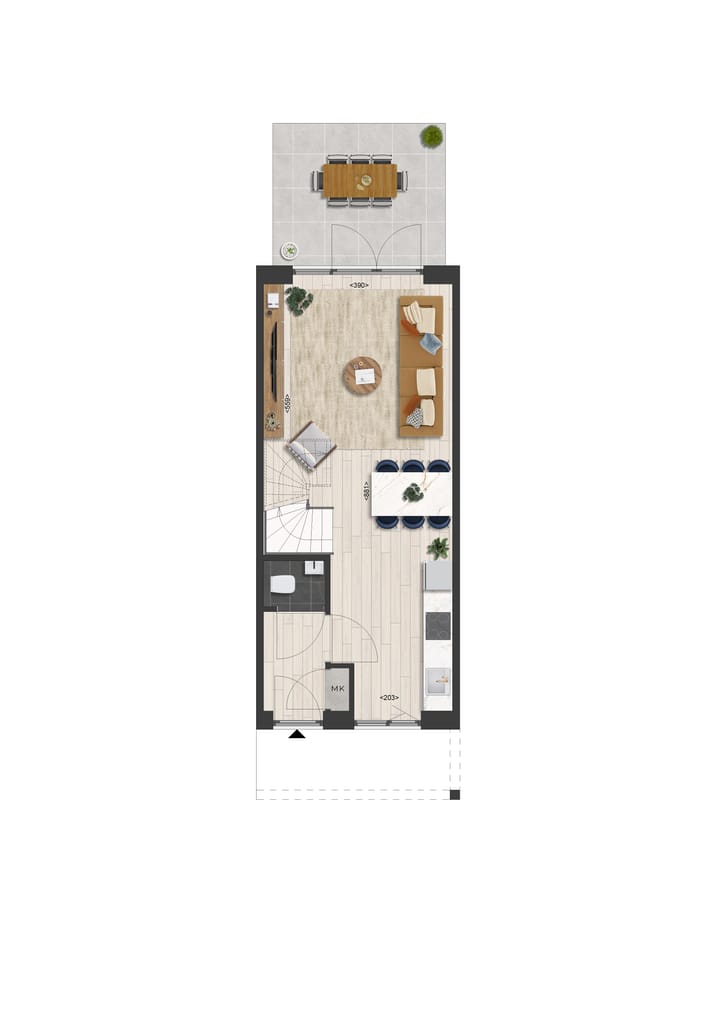 Photo 12 of Tussenwoning (Bouwnr. 15)