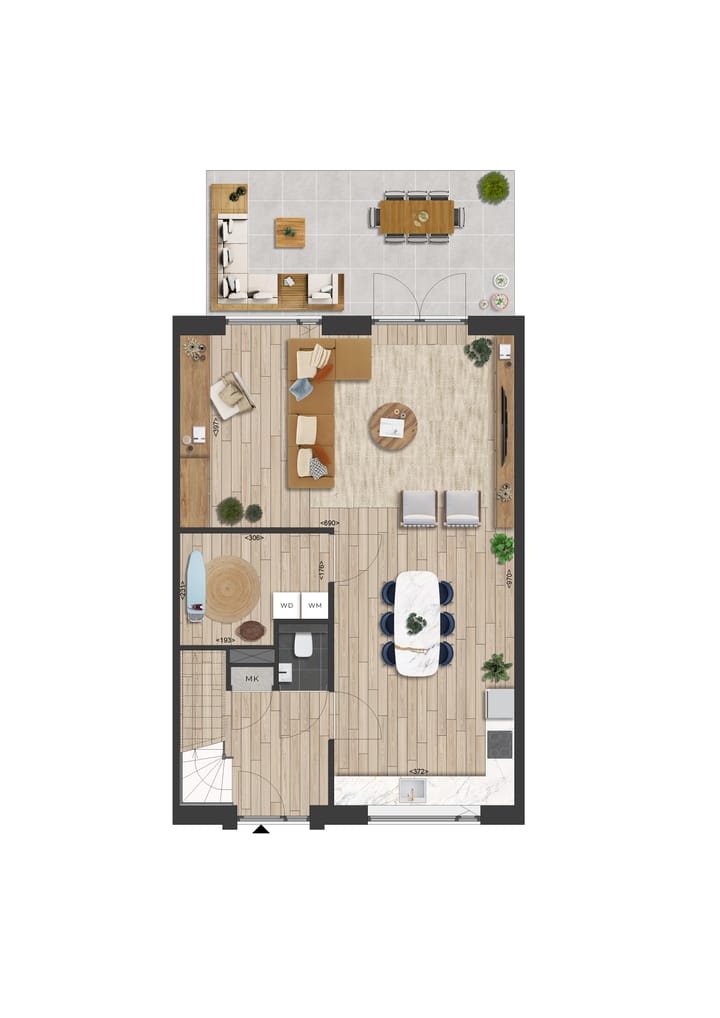 Photo 3 of Tussen-/ levensloopbestendig (Bouwnr. 10)